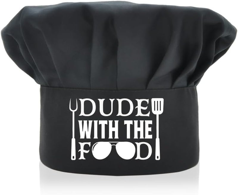 ZBBFSCSB Funny Chef Hat, Adjustable Cooking Hat for Man, Christmas for Men Husband Grandpa Brother - Image 1